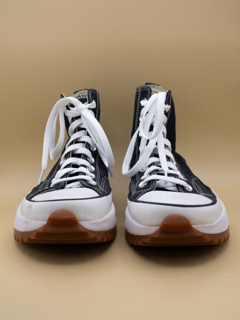 Converse Run Star Hike High Top Black Shoes Women's Size 9 - Picture 2 of 9
